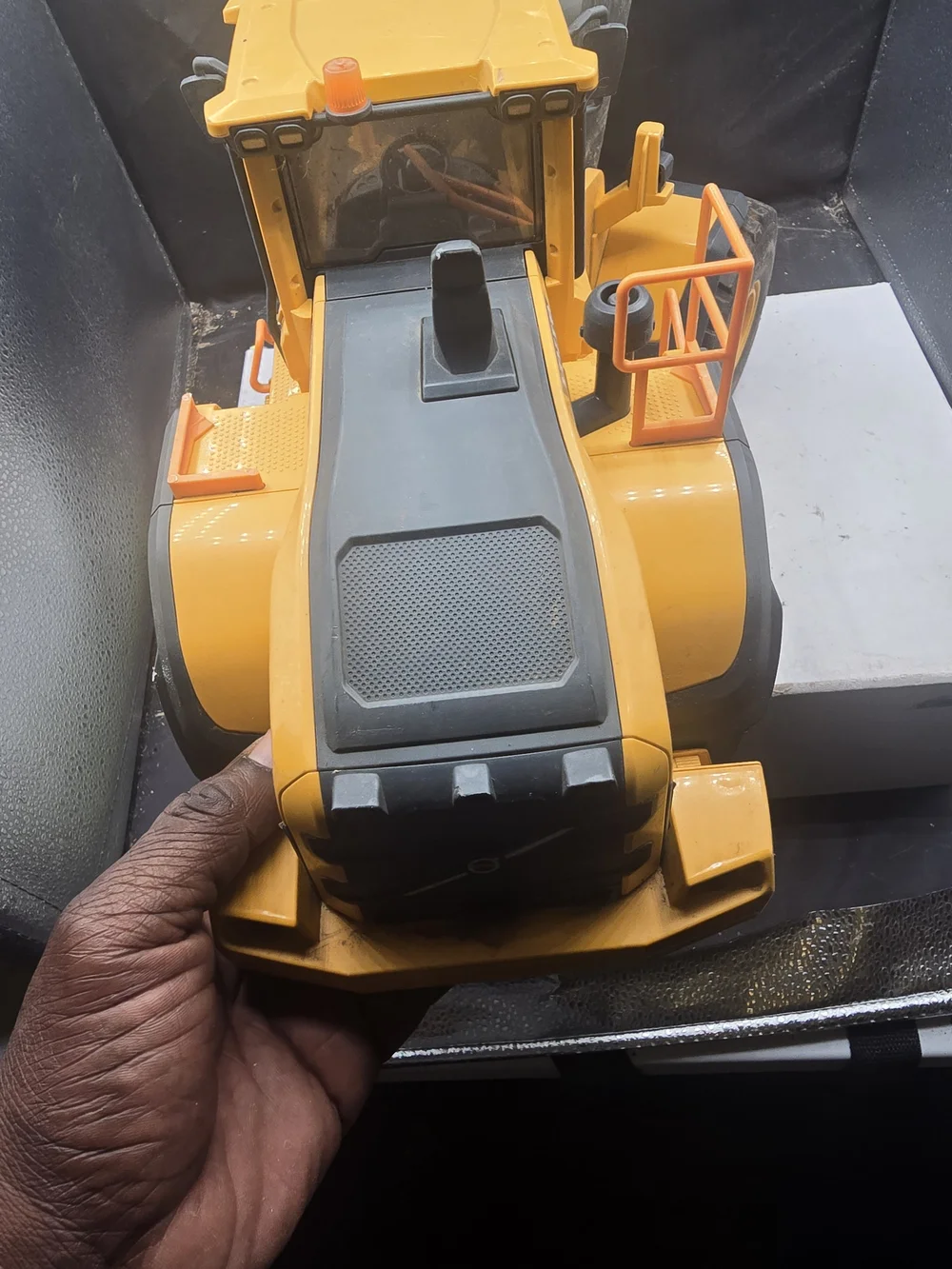 Volvo Yellow Toy Loader Truck for Kids - Durable Construction Play